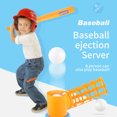 thumbnail image 2 of Juguete Lanzador De B茅isbol, Juguete De Entrenamiento De B茅isbol Para Ni帽os En Interiores Con Bate Plegable Y 3 Pelotas De B茅isbol, 2 of 7