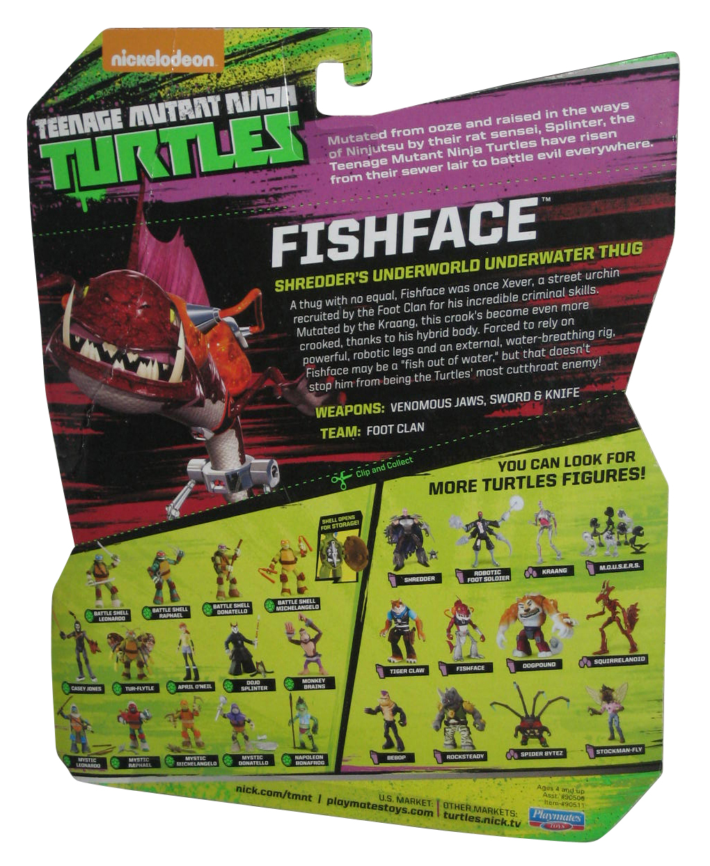 Teenage Mutant Ninja Turtles TMNT (2012) Fishface Action Figure