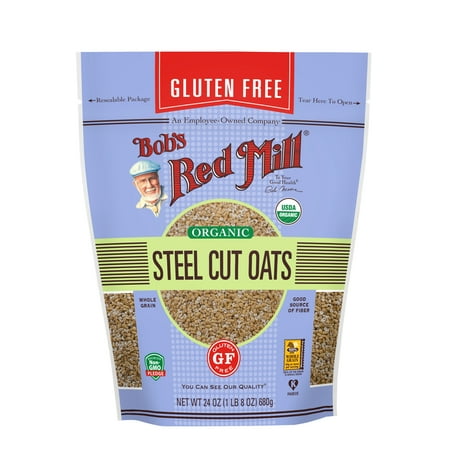 Bob's Red Mill Gluten Free Organic Steel Cut Oats, 24
