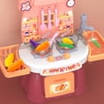 thumbnail image 3 of Kids Kitchen Toy Set Sound Effect Fun Mini Kitchen Playset Kitchen Pretend Toy, 3 of 10