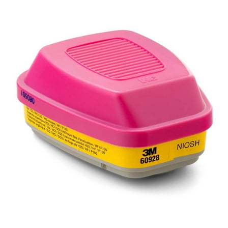 3M Organic Vapor/Acid Gas Cartridge/Filter 60928, P100