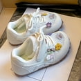 thumbnail image 7 of Girls Flat Sandal Glitter Mary Jane Princess Shoes Sequin Party Wedding Shoes Toddlers Kids Ballet Dress Shoes Birthday Prom Cosplay Dance Shoes Beige 13.5, 7 of 7