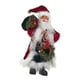 thumbnail image 1 of Figura de Papá Noel de pie Figura de Papá Noel con bolsa de regalos Mesa Navidad 30 centimetros, 1 of 9