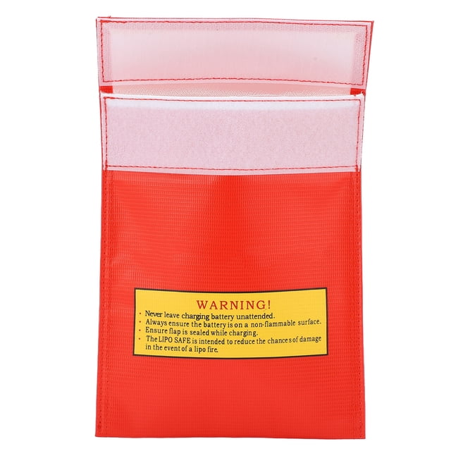 Lipo Guard Sleeve RC Lipo Battery Bag Resistencia a altas temperaturas para almacenamiento de carga para varias baterías de aviones