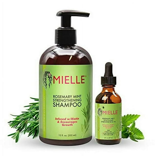 Mielle Organics Rosemary Mint Collection Set (Oil+Shampoo)
