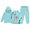 Sky Blue, variant on Kids Hoodie Tracksuit Set Unisex Two Piece Hoodie Sweatshirt With Pants
