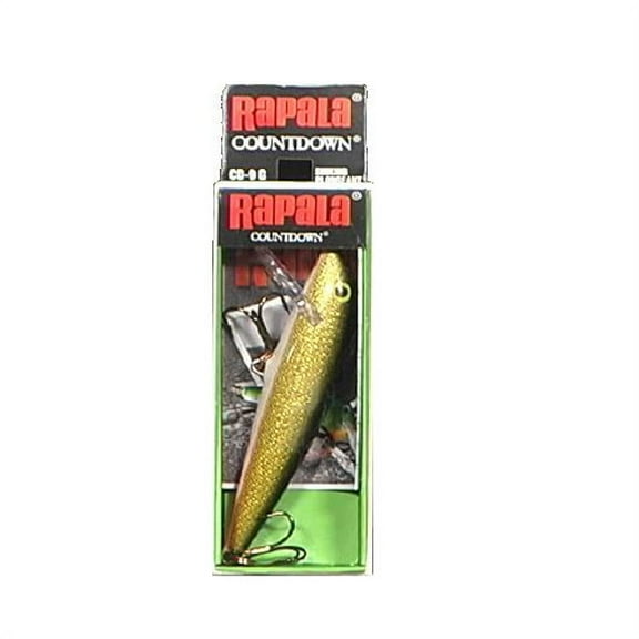 Rapala Countdown Minnow 09 Fishing Lure 3.5" 7/16oz Gold