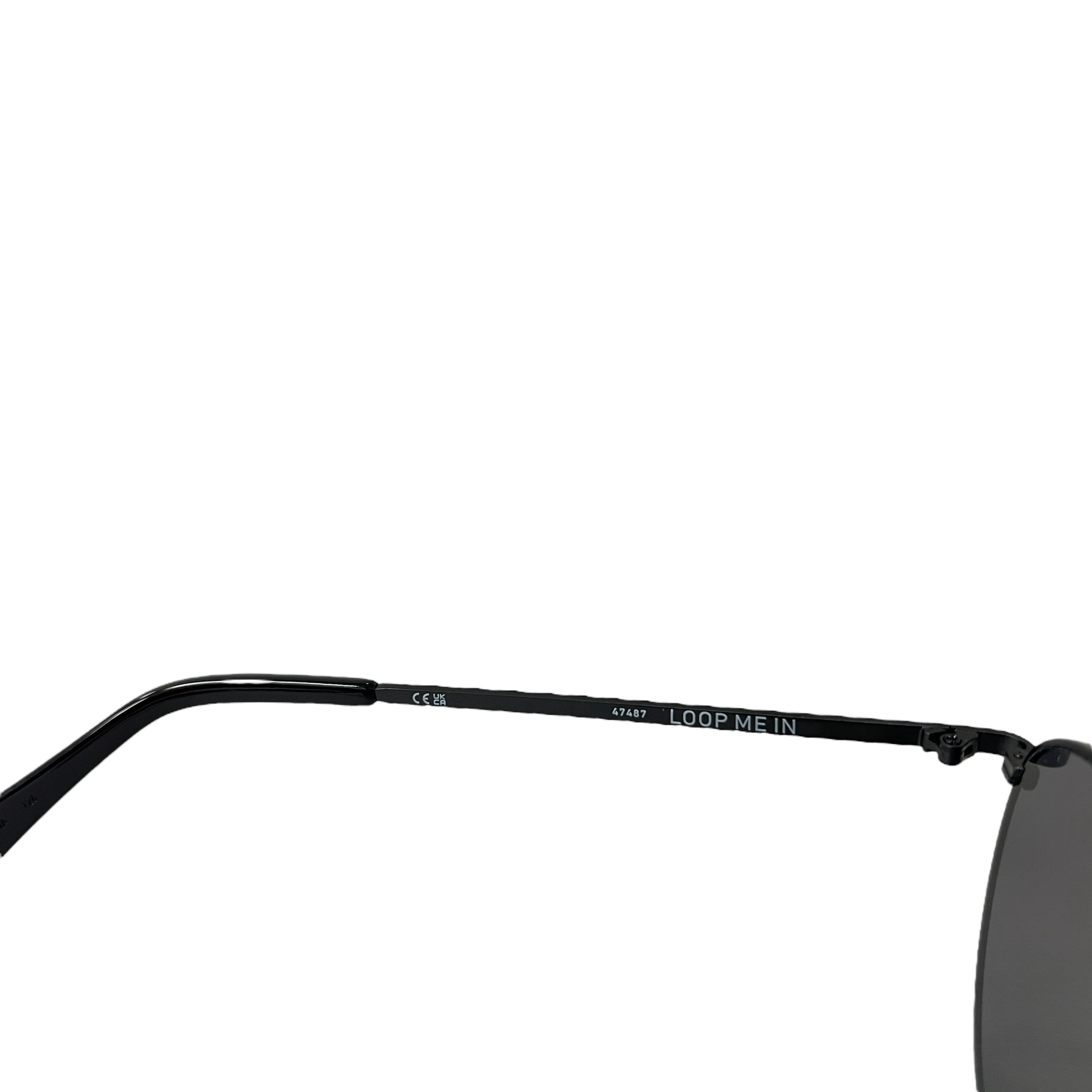 Quay Australia Loop Me In Round Sunglasses Black - Walmart.com