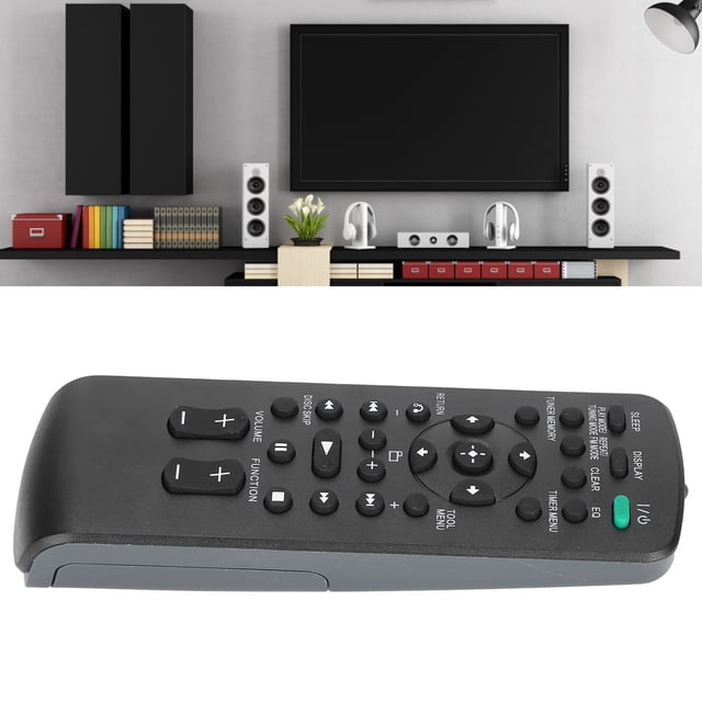 Home Audio and Video Remote Control, Replacement Control Durable Easy To Use RM-AMU008 Comfortable Simple for LBT-ZX66I LBTZX66I