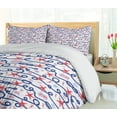 thumbnail image 5 of Ambesonne Starfish Duvet Cover Sets, Scallops, 2-King, Multicolor, 5 of 7