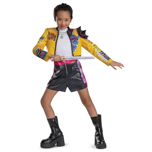 Netflix K-Pop Demon Hunters Rumi Halloween Costume for Children, Girls Size S (6/6X), by Disguise