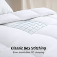 thumbnail image 6 of Balichun All Season Queen Size Cooling Comforter，Fluffy Down Alternative Comforter - Quilted Duvet Insert with Corner Tabs - Luxury Soft Hotel Comforter - Reversible - Breathable - White, 6 of 15