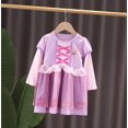 thumbnail image 1 of Vestidos de princesa Vestidos de malla de princesa de manga larga Vestidos para niños, 1 of 6
