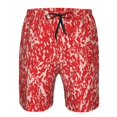 thumbnail image 3 of Salouo Beef Pattern Swim Trunks for Men,Men's Hawaiian Bathing Suit Swimsuits Quick Dry Swimming Board Shorts Beach Shorts with Pockets-3X-Large, 3 of 6