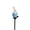 Blue, variant on Solar Outdoor Garden Stake Light Resin Owl Decorative Landscape Light 1 Pack Waterproof LED Pathway Lighting with Succulent Detail for Lawn Yard Patio Walkway Holiday Decoration