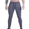 thumbnail image 2 of Men's Classic-FIT Pantalones Para Hombre Fashion Casual Plicing Drawstring Cuffed Pants Sports Fitness Pants, 2 of 5