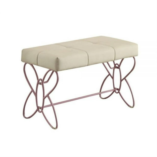 Acme Furniture 30542-VV Ergode Bench White & Light Purple