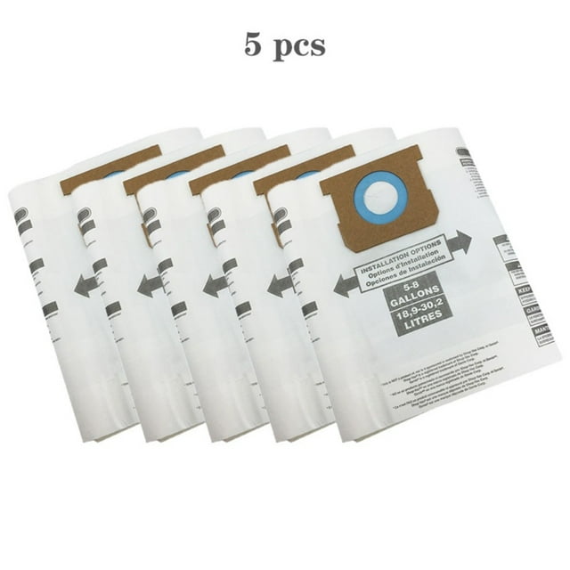 BUYISI 10 Pieces 5 To 8 Gallon Vacuum Household Vacuum Cleaner Accessories For Shop For Vac For Ridgid Vf Dust Bags