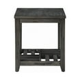 thumbnail image 4 of 1-shelf Rectangular End Table Grey, 4 of 7