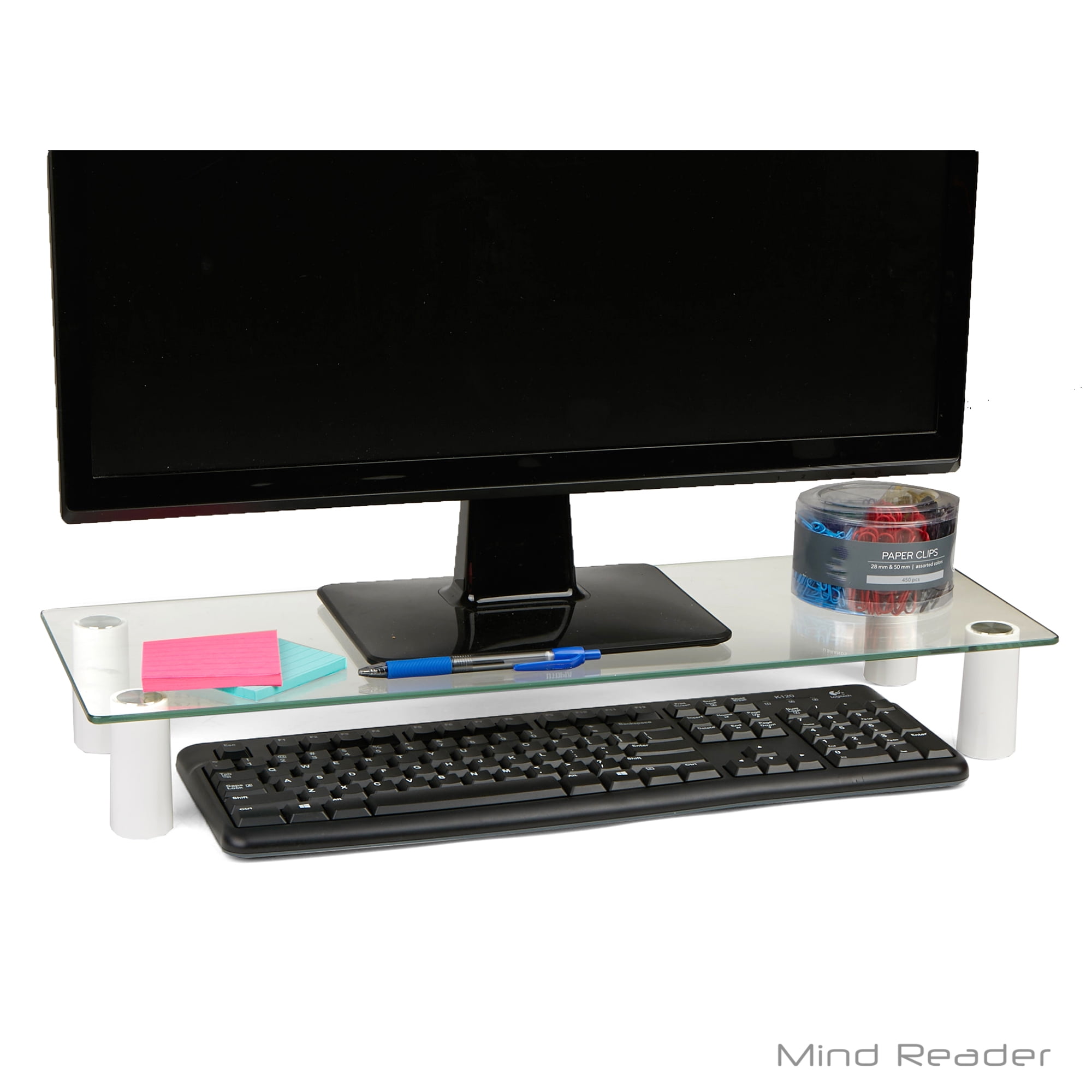 Multi Sizes TV Stand//Monitor Riser Screen Display Media Centre Unit Home Glass