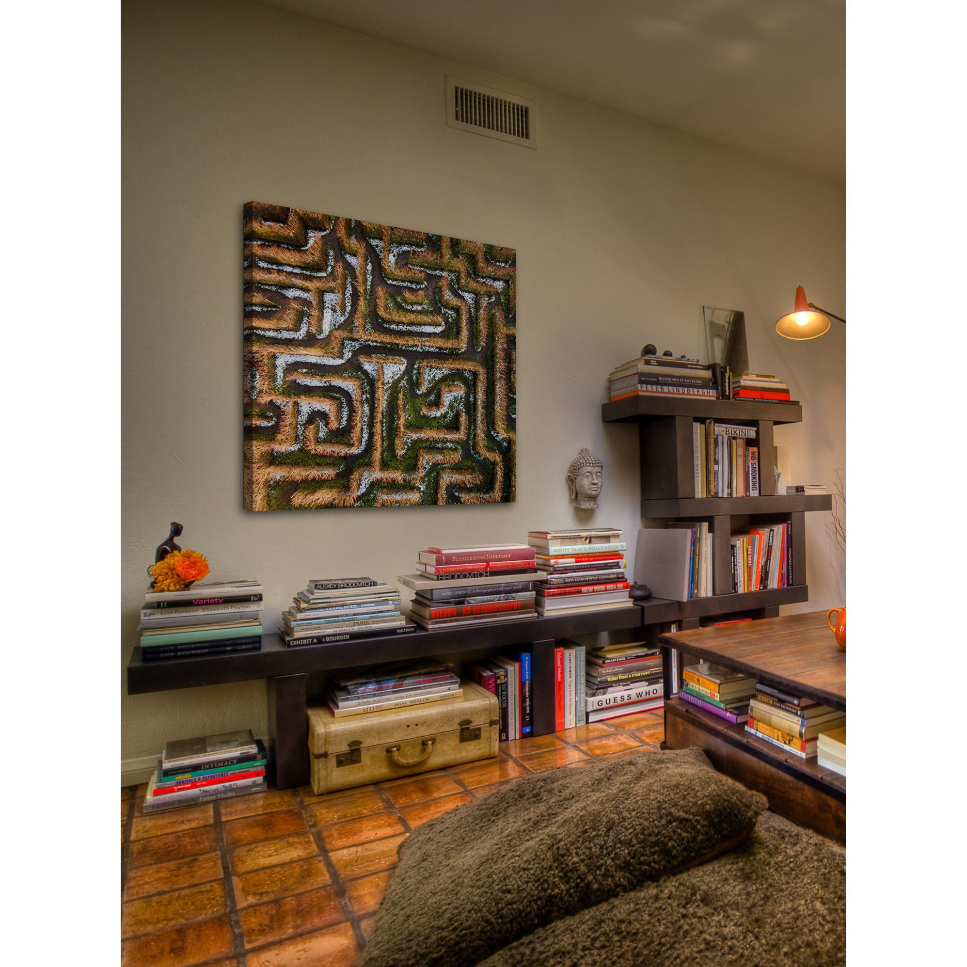 Marmont Hill "Earth Maze" by Karolis Janulis Painting Print on Wrapped Canvas