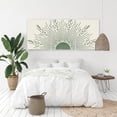thumbnail image 6 of Sage Green Boho Sun Wall Art Set of 3, Framed Canvas Wall Art Sun Rising on the Horizon Geometric Nature Illustrations Line Art Wall, Mid-Century Modern Prints Sage Green Wall Decor for Living, 6 of 6