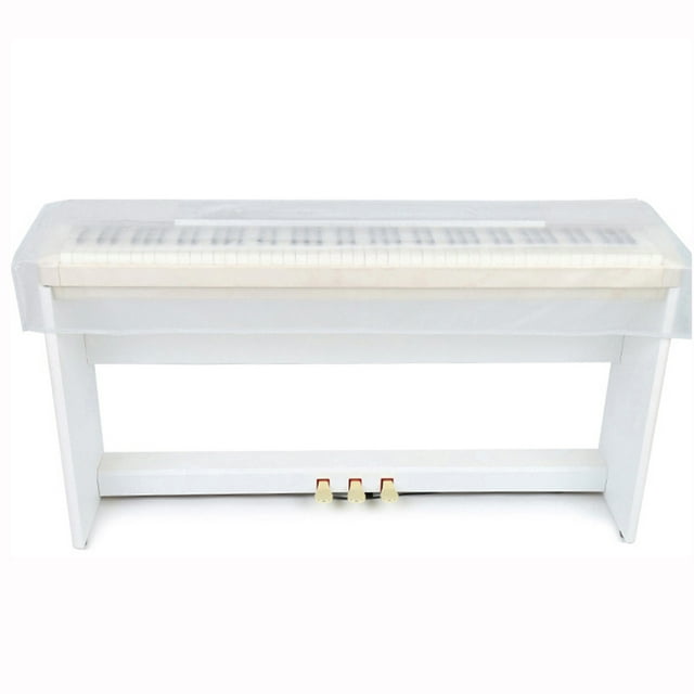 RUNROTOO 61 Transparent Piano Cover Peva Keyboard Durable And For Electronic Pianos Easy To Use