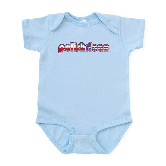 CafePress - Polishrican Infant Bodysuit - Baby Light Bodysuit, Size Newborn - 24 Months