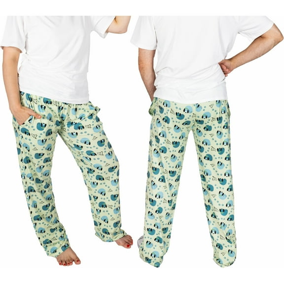 Pavilion Gift Lounge Dogs Men's Large Unisex Lounge Pants, Green 1-Pack