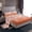 Orange, variant on Castle Fairy Bling Crystal 3Pcs Twin Sheet Sets for Teens Women Men,Abstract Gradient Twin Fitted Sheet,Ombre Bling Glitter Breathable Flat Sheet,Luxury Bedroom Decor