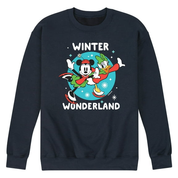 Disney - Winter Wonderland - Men's Crew Fleece Sweatshirt Sweatshirt