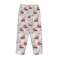 thumbnail image 3 of Lsque Trains Print Women's Pajama Pants, Lounge Pant - Comfortable Home Wear,Elastic Waistband, Stylish Design-Large, 3 of 9