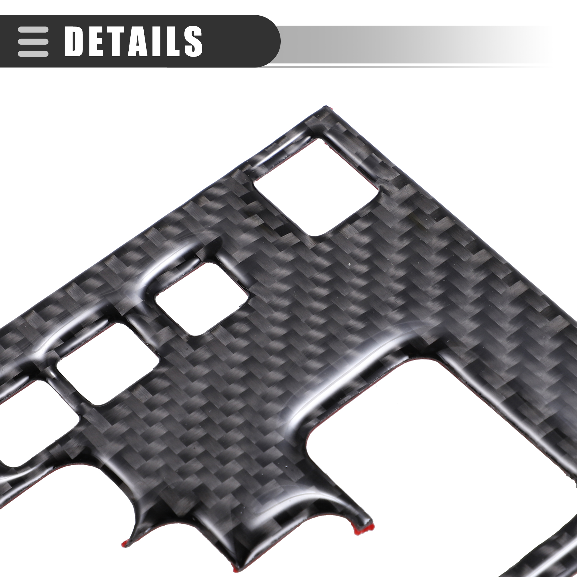 Unique Bargains Auto Gear Shift Panel Trim Cover for Toyota 4Runner 2010 to 2020 Models