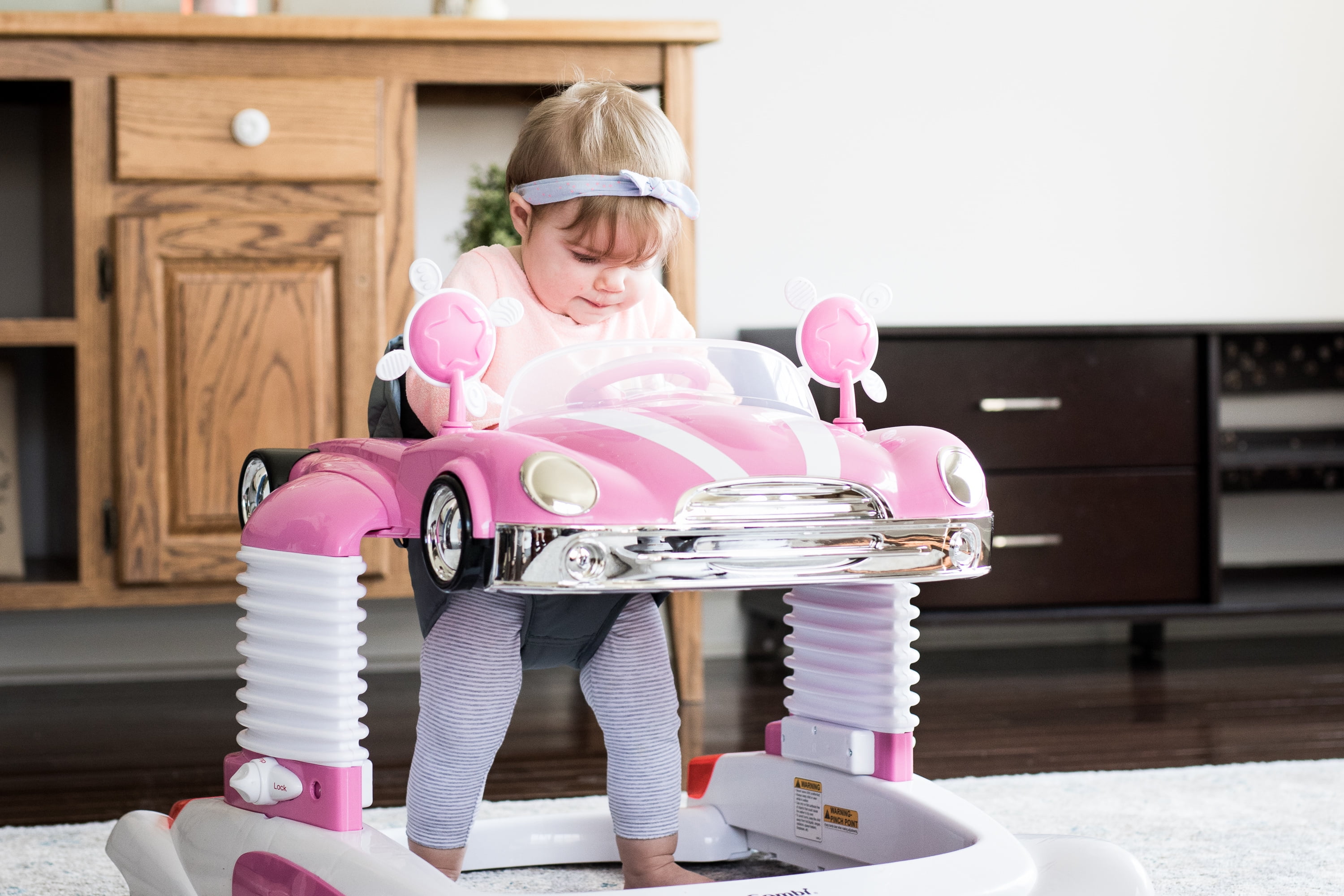 combi pink car walker