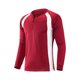 thumbnail image 3 of Camiseta de entrenamiento de manga larga con media cremallera para hombre, top transpirable de verano - Poliéster (L-XXXXXL), 3 of 7