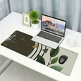 thumbnail image 6 of Desk Pad Mat, Mouse Pads &amp; Wrist Rests + Keyboard Wrist Rest + Desk Mat + Coaster, Mousepadand Keyboard Pad Home Office, Abstract Plant Orange, 6 of 6