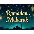 thumbnail image 5 of LUUFILx Ramadan Mubarak Backdrop Decorations Lanterns Crescent Stars Mosque Celebration Party Supplies Banner Ramadan Kareem Festive Display Photography Props, 5 of 9