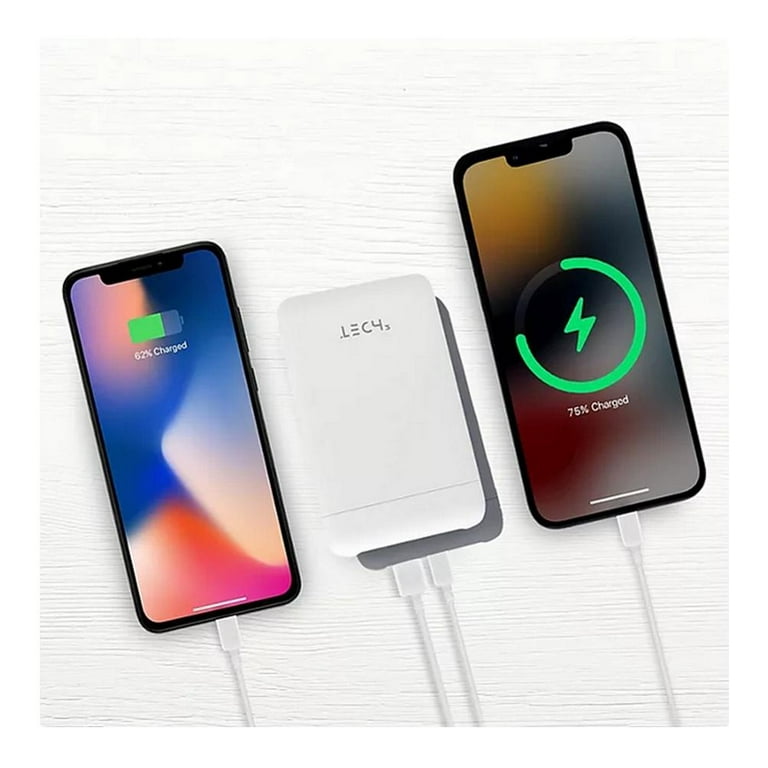 Tech2 Nano Juice 10,000mAh Portable Charger 2-Pack, 18W Quick