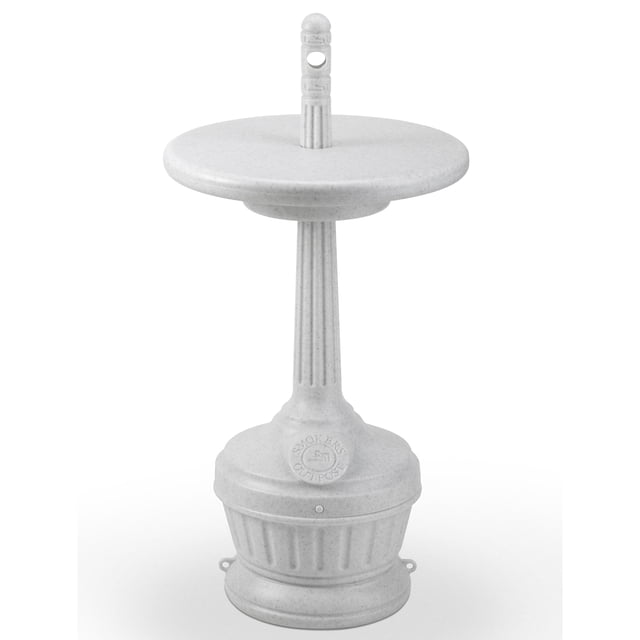 Commercial Zone 711606 Fumeur avant-Poste Patio Réceptacle de Cigarette avec Table, Gris