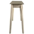 thumbnail image 3 of Console/bureau moderne rustique en bois massif – gris pâle, 3 of 7
