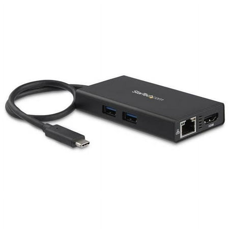UPC: 0065030864978 | StarTech.com DKT30CHPD USB-C Multiport Adapter with 4K HDMI – 2x USB-A Ports – 60W PD – Black