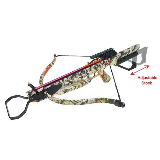 175 lb Black / Vista Camouflage Hunting Crossbow Archery Bow +8 Arrows