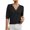 Black, variant on Fesfesfes Workout Clothes Women's Fashion Solid Round Neck Short Sleeves Casual T-Shirt Top Blouse S(US:4)
