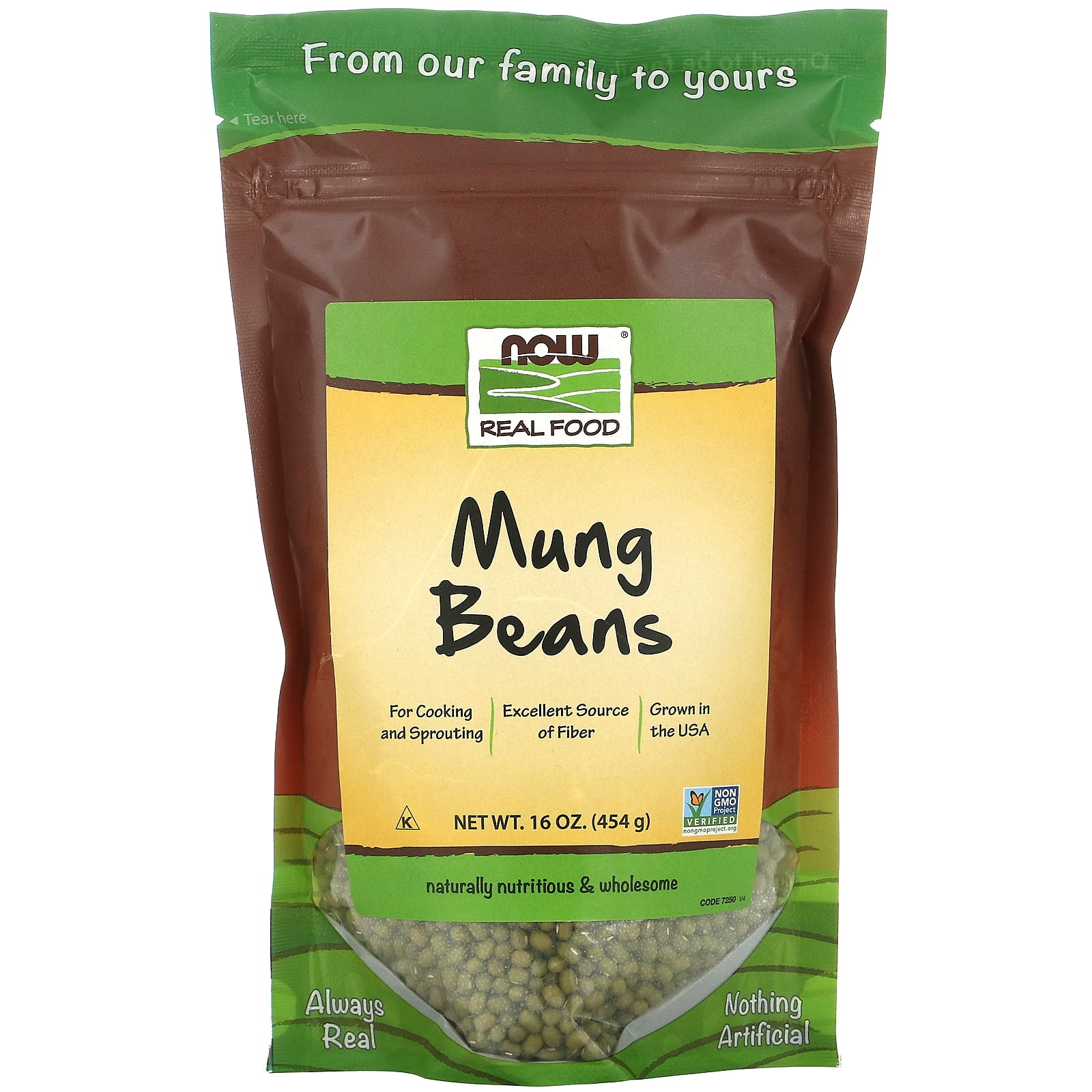 NOW Foods - Non-GMO Mung Beans - 16 oz