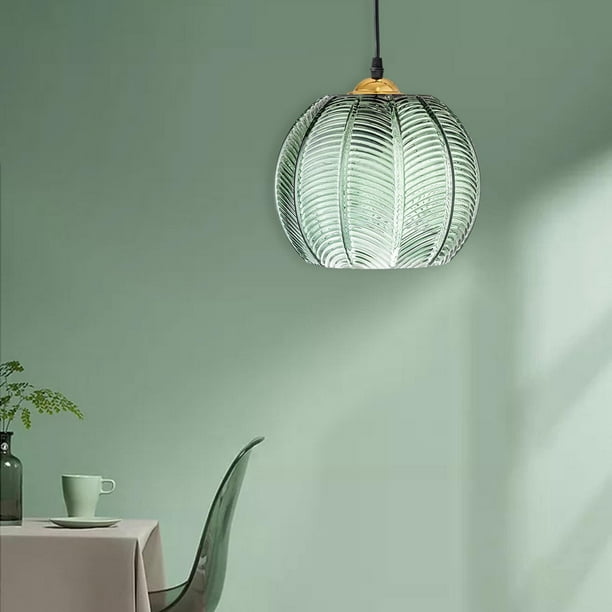 Green Minimalist Hanging Lamp