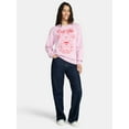 thumbnail image 2 of Care Bears Women's Valentine's Day Call Me Graphic Sweatshirt, Sizes XXS-XXL, 2 of 5