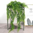 thumbnail image 2 of Monstera Leaves Artificial Hanging Vines 4 Pack, Fake Ivy Tropical Leafs Green Leaf Plants Greenery Faux Vine Ivy Rattan Ferns for Wedding Garden Home Hawaiian Part Outdoor Décor A, 2 of 5
