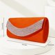 thumbnail image 3 of Trendy Velvet Glitter Evening Clutch Shoulder Bag Crossbody Bags for Fashion Forward Individuals apricot, 3 of 4