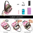 thumbnail image 5 of FORMRS Crossbody Bag for Women Quilted Travel Shoulder Cell Phone Purse with Chain Strap Handbag, Heart Geometric, 5 of 7