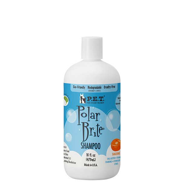 Dog Polar Brite Tangerine Shampoo 16 oz (473 ml) P.E.T